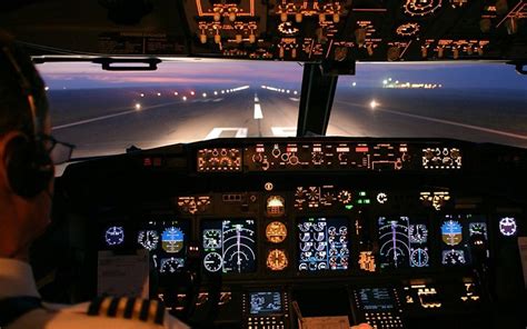 A380 Cockpit Wallpaper