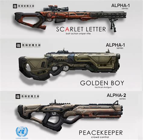 ArtStation - Gun Concepts, Eddie Mendoza