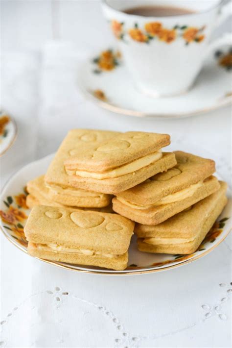 Vegan Custard Creams - Wallflower Kitchen