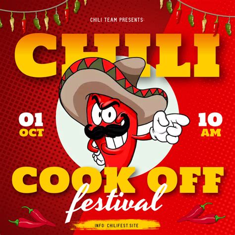 Copy of CHILI COOK OFF BANNER | PosterMyWall