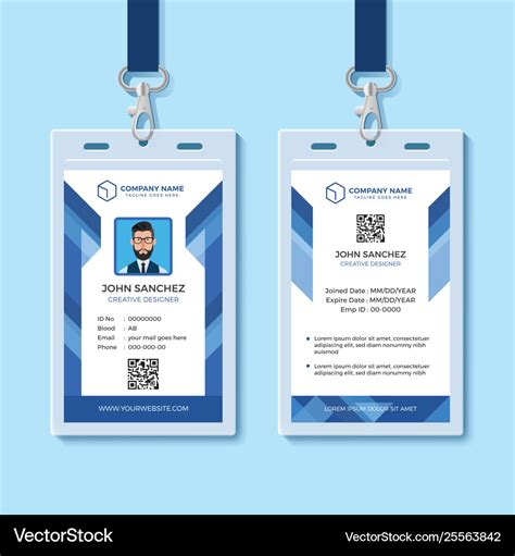 Employee Card Template Word – Cardtemplate.my.id