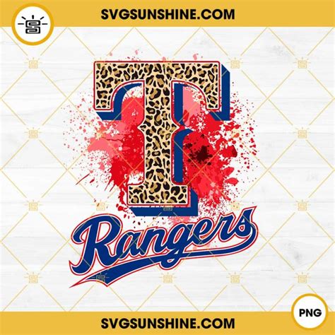 Texas Rangers Leopard Logo PNG, Texas Rangers World Series Champions ...