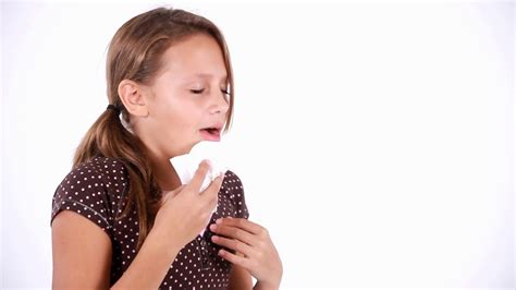 Young Girl Coughing Stock Footage SBV-301085821 - Storyblocks