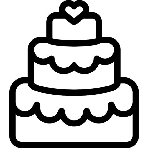 Wedding Cake Vector SVG Icon - SVG Repo