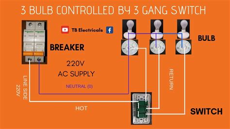 How To Wire A 3 Gang Switch