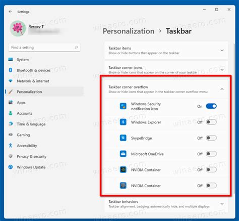 How to Reset Taskbar Corner Overflow Icons in Windows 11