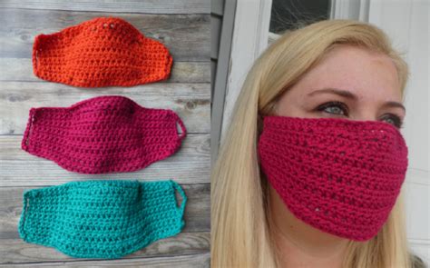 8 Crochet Face Mask Patterns (Free) | AllFreeCrochet.com