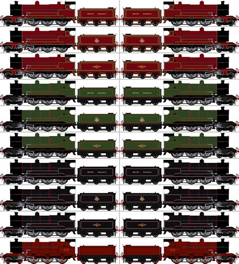 LNWR Claughton livery set #2 of 2 by Train48 on DeviantArt