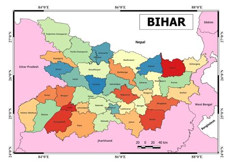 Bihar map pdf download (free) - Geographical Analysis