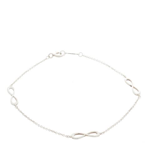 TIFFANY Sterling Silver Infinity Endless Bracelet 1215987 | FASHIONPHILE