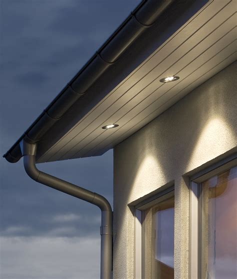 Exterior Soffit Can Lights With Contemporary Exterior - Image to u