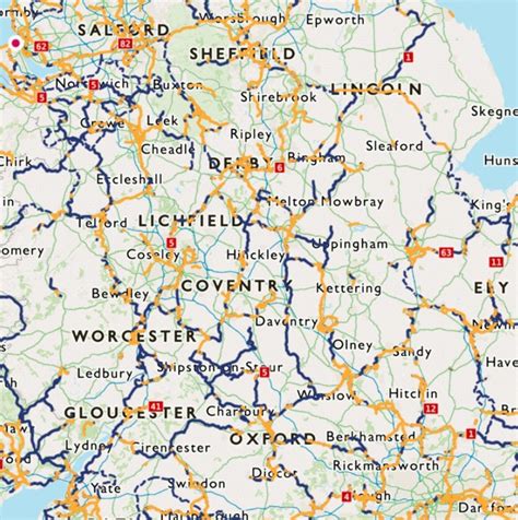 National Cycle Network Uk Map