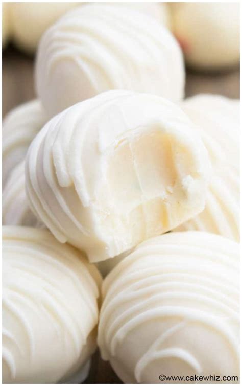 White Chocolate Truffles Recipe - CakeWhiz