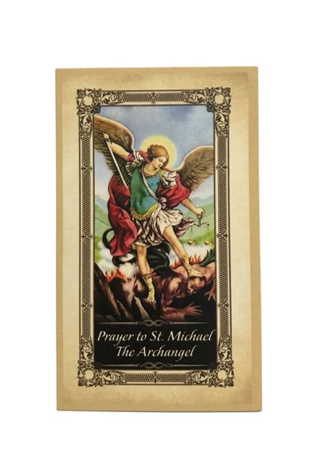 St. Michael Protection Prayer Card - The ACTS Mission Store