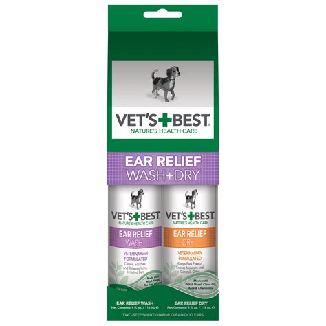 Vet's Best Dog Ear Cleaner Kit - Walmart.com - Walmart.com