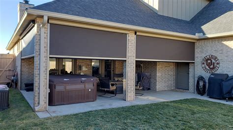 Motorized Patio Screens & Retractable Shades | Sunset Outdoor ...