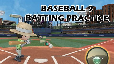 Baseball 9: Batting and Pitching Practice - YouTube