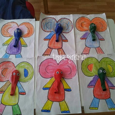 Elephant craft idea for kids | Crafts and Worksheets for Preschool ...