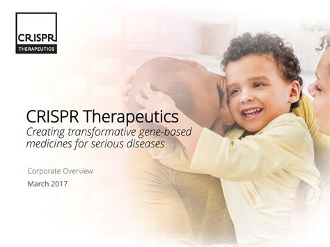 Crispr Therapeutics AG (CRSP) Presents At Barclays Global Healthcare ...