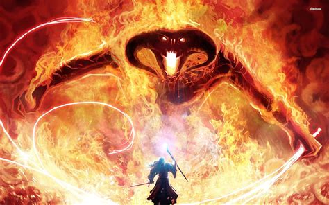 Gandalf Balrog Wallpaper