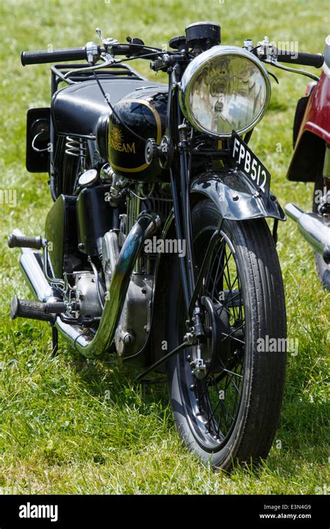 Vintage Sunbeam motorcycle Stock Photo - Alamy