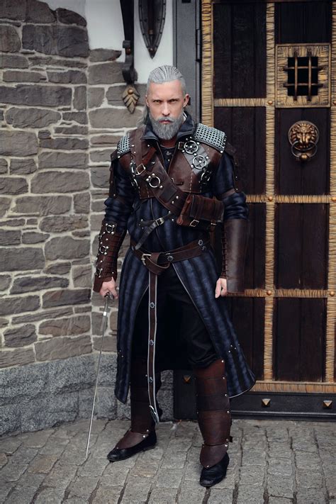 Geralt of Rivia Witcher cosplay costume video game outfit | Etsy