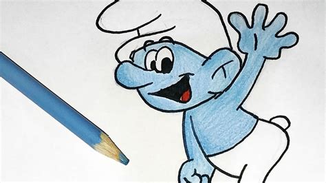 Como desenhar um Smurf | How to draw a Smurf - YouTube