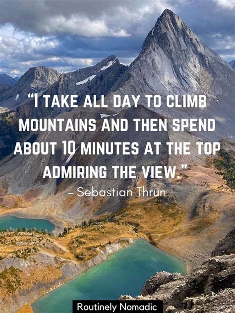 30 Perfect Top of the Mountain Quotes | Routinely Nomadic