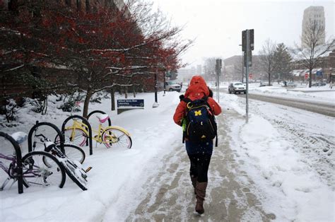 University of Michigan cancels classes Tuesday due to extremely cold ...