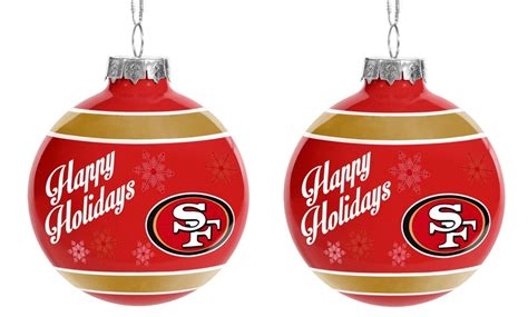 Forever Collectibles NFL Christmas Ornaments | Groupon