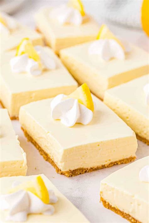 No Bake Lemon Cheesecake - Easy Dessert Recipes