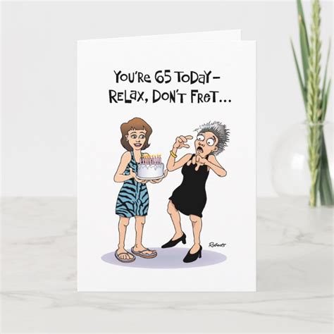 Funny 65th Birthday Card | Zazzle.com