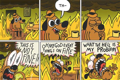 "This is fine" cartoonist on why it's not fine, after all: It's "a ...