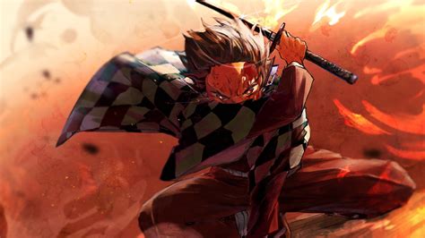 1600x900 Resolution Angry Tanjirou Kamado 1600x900 Resolution Wallpaper ...