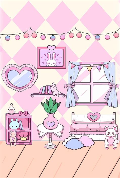 Cutie Pixel room, Pink, Bedroom HD phone wallpaper | Pxfuel