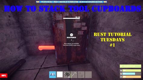 Rust Tutorial Tuesdays #1 - Stacking Tool cupboards! - YouTube