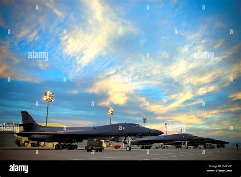 B-1B Lancers - 28th Bomb Wing Stock Photo, Royalty Free Image: 57803698 ...