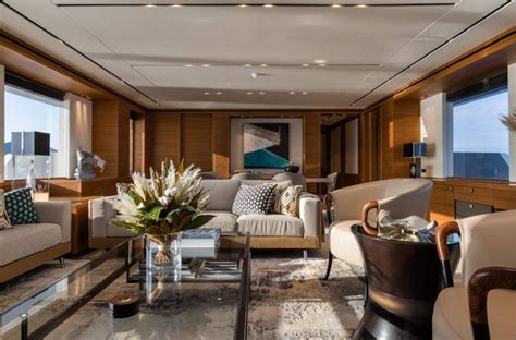 Luxury Mega Yacht Interior