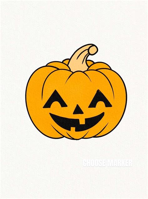 20+ Easy Halloween Drawing Ideas With Fun - Choose Marker