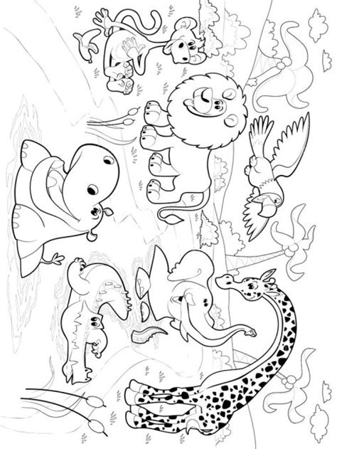 African Animals Coloring Pages - Free Printables for Kids