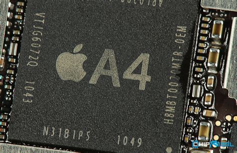 Apple's first own in-house chipset A4 revealed