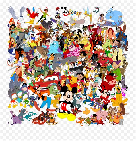 Drawing The Walt Disney Company - Cartoon Old Disney Characters Png,80s ...