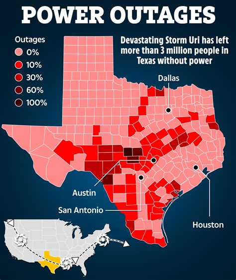 Texas outage map: When will power be back on? | The US Sun