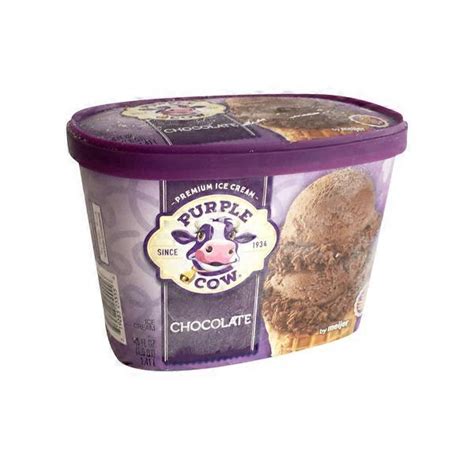 Purple Cow Chocolate Premium Ice Cream (90 g) - Instacart