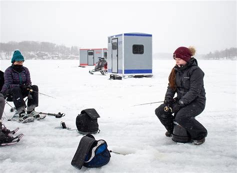 Ice Fishing in Minnesota - 5 Tips! - Ambush Skid Houses