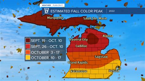 Fall 2022: When leaves are expected to reach peak fall color