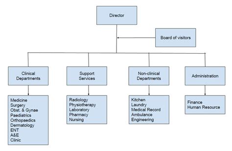 Basic Organization of District Hospital | Download Scientific Diagram