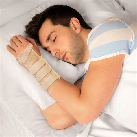 Elastic Wrist Support Brace - Carpal Tunnel Splint Night Pain Carpel ...