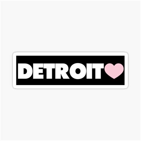 "Detroit" Sticker for Sale by wildserenity | Redbubble