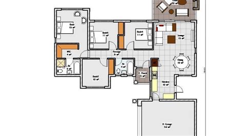 4 Bedroom House Plans Single Story - Euaquielela